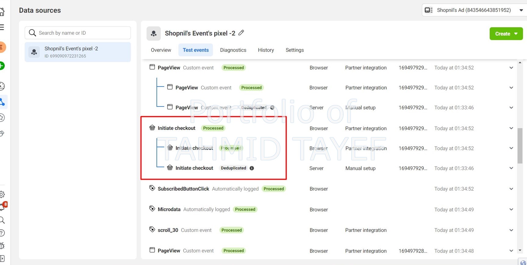 FB Pixel with Server-Side Tracking(Deduplication)-Checkout